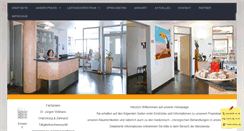 Desktop Screenshot of drvosshans.de